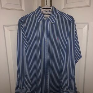 Polo Ralph Lauren long sleeve button down, sz 15, 33-34 (med), fresh dry cleaned
